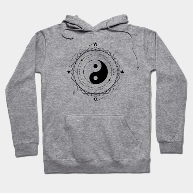 Yin Yang | Sacred Geometry Hoodie by CelestialStudio